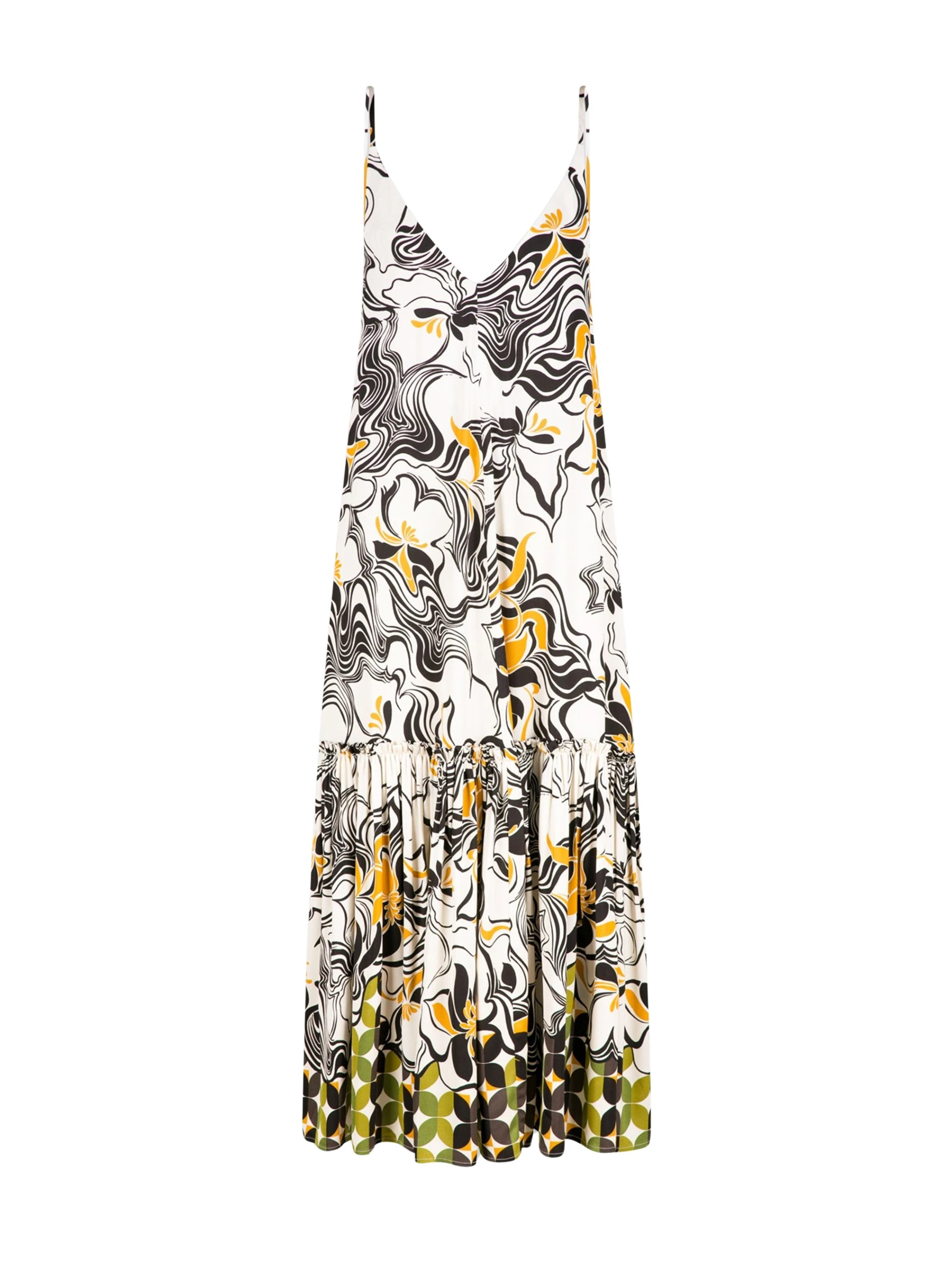 Dries-Van-Noten-A-line-ruffled-dress-scaled81806_nobg A-line ruffled dress - Image 1