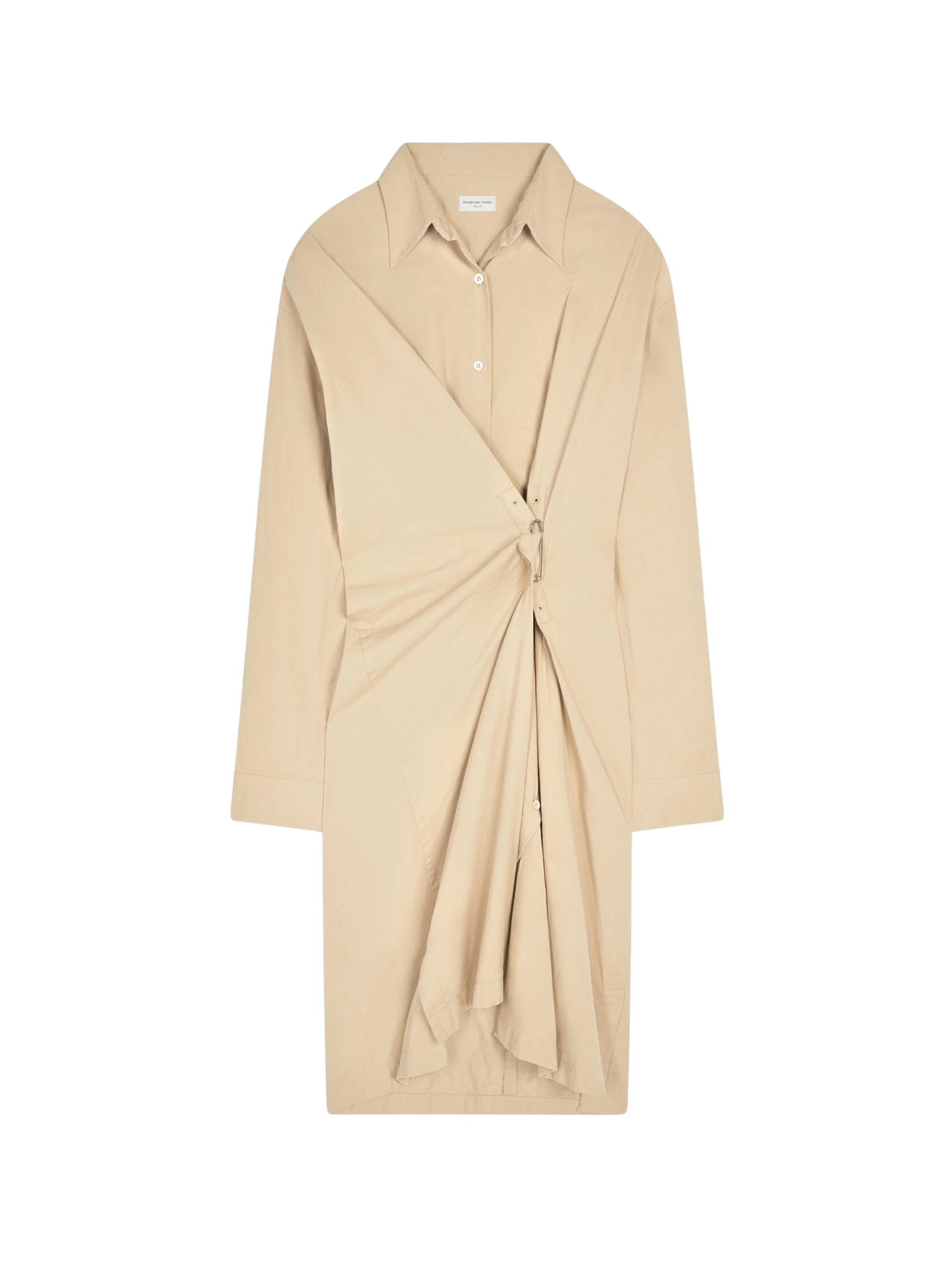 Dries-Van-Noten-Draped-cotton-dress-4-scaled86156_nobg Draped cotton dress - Image 1