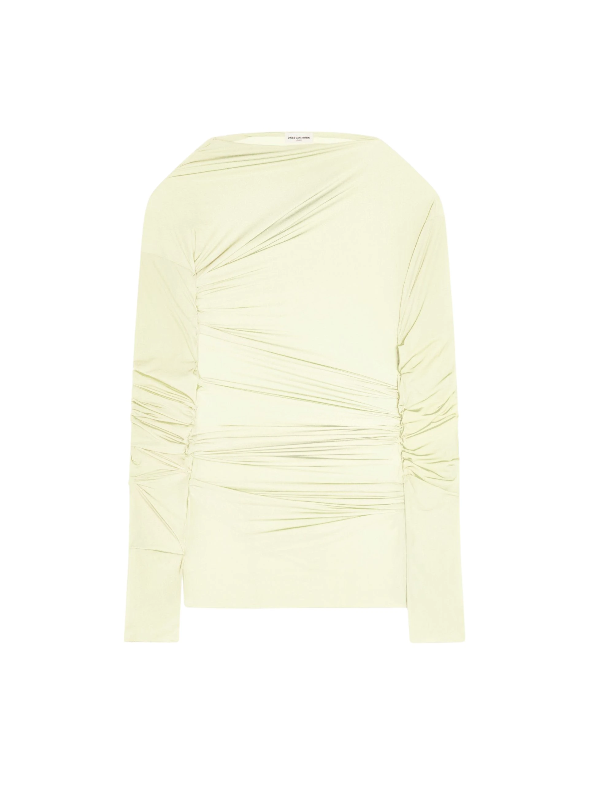 Dries-Van-Noten-Fitted-draped-T-shirt-4-scaled24112_nobg Fitted draped T-shirt - Image 1