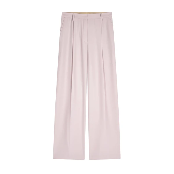Loose pleated pants