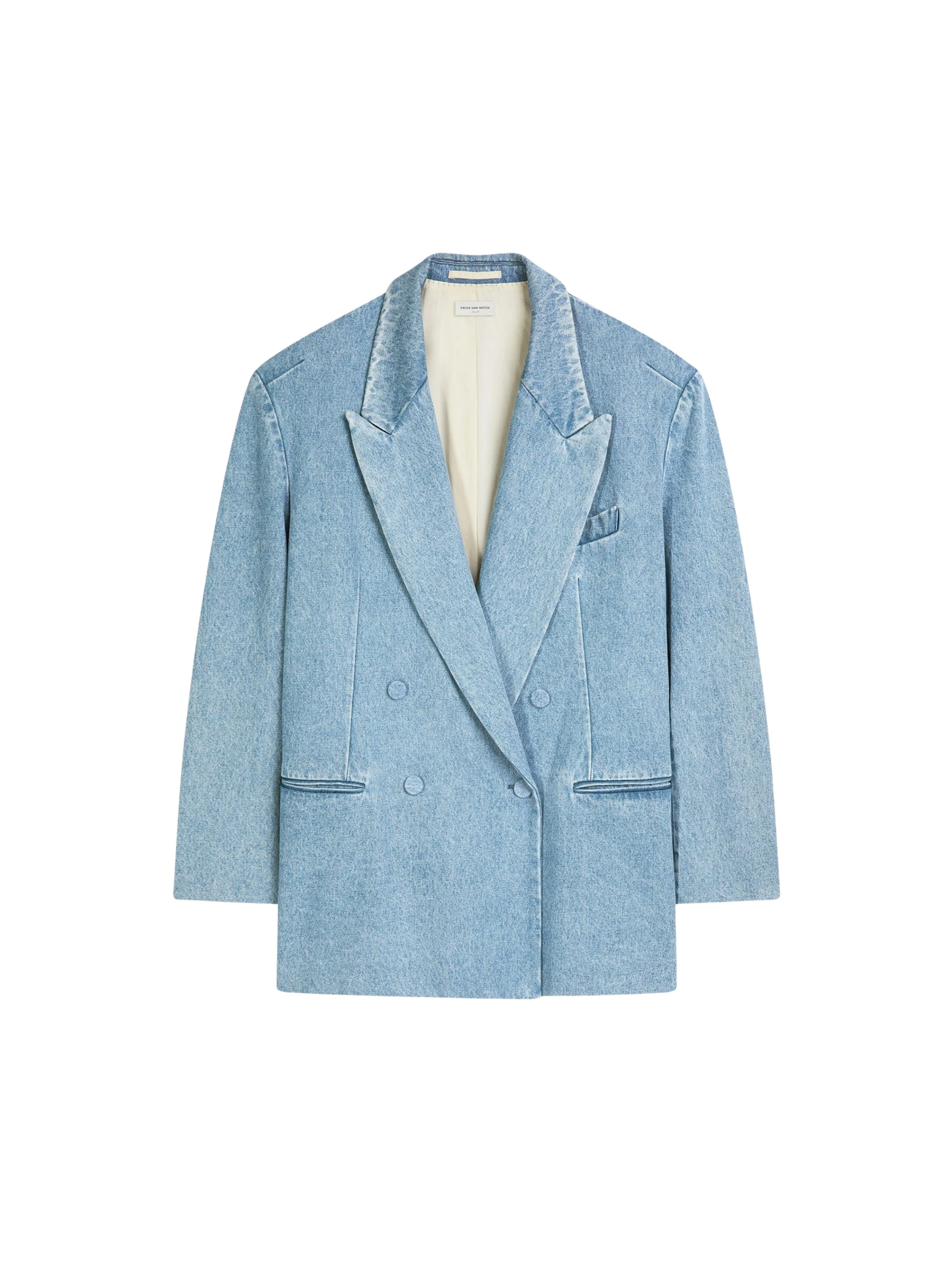 Dries-Van-Noten-Oversized-denim-blazer-scaled82419_nobg Oversized denim blazer - Image 1