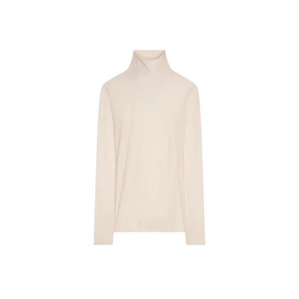 Sheer turtleneck tee