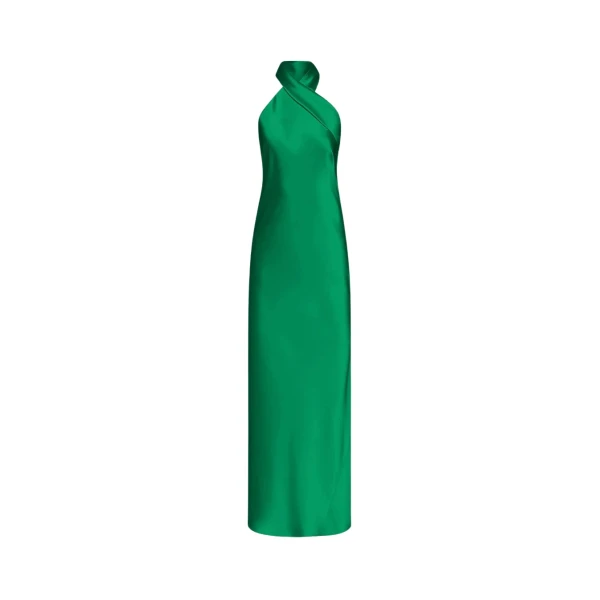 Cropped Pandora Dress - Emerald