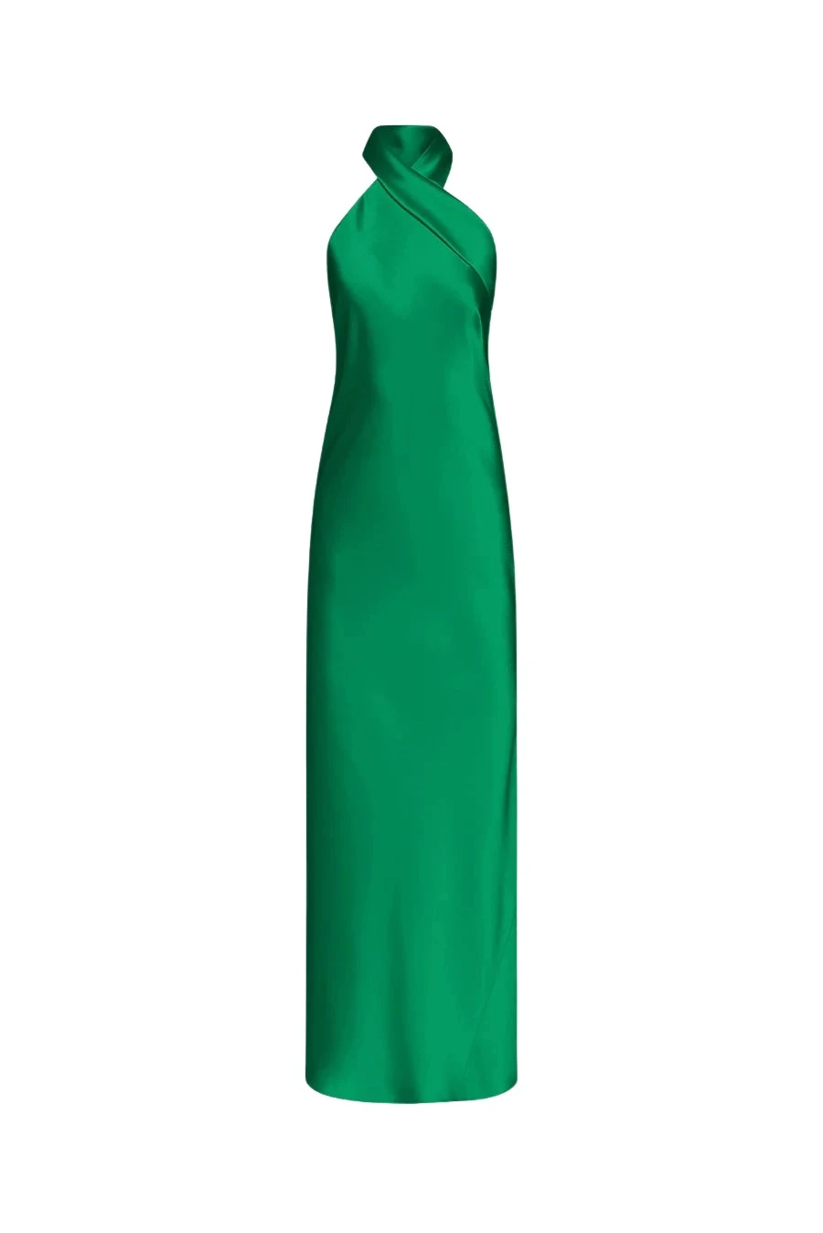 Galvan-London-Cropped-Pandora-Dress-Emerald25459_nobg Cropped Pandora Dress - Emerald - Image 1