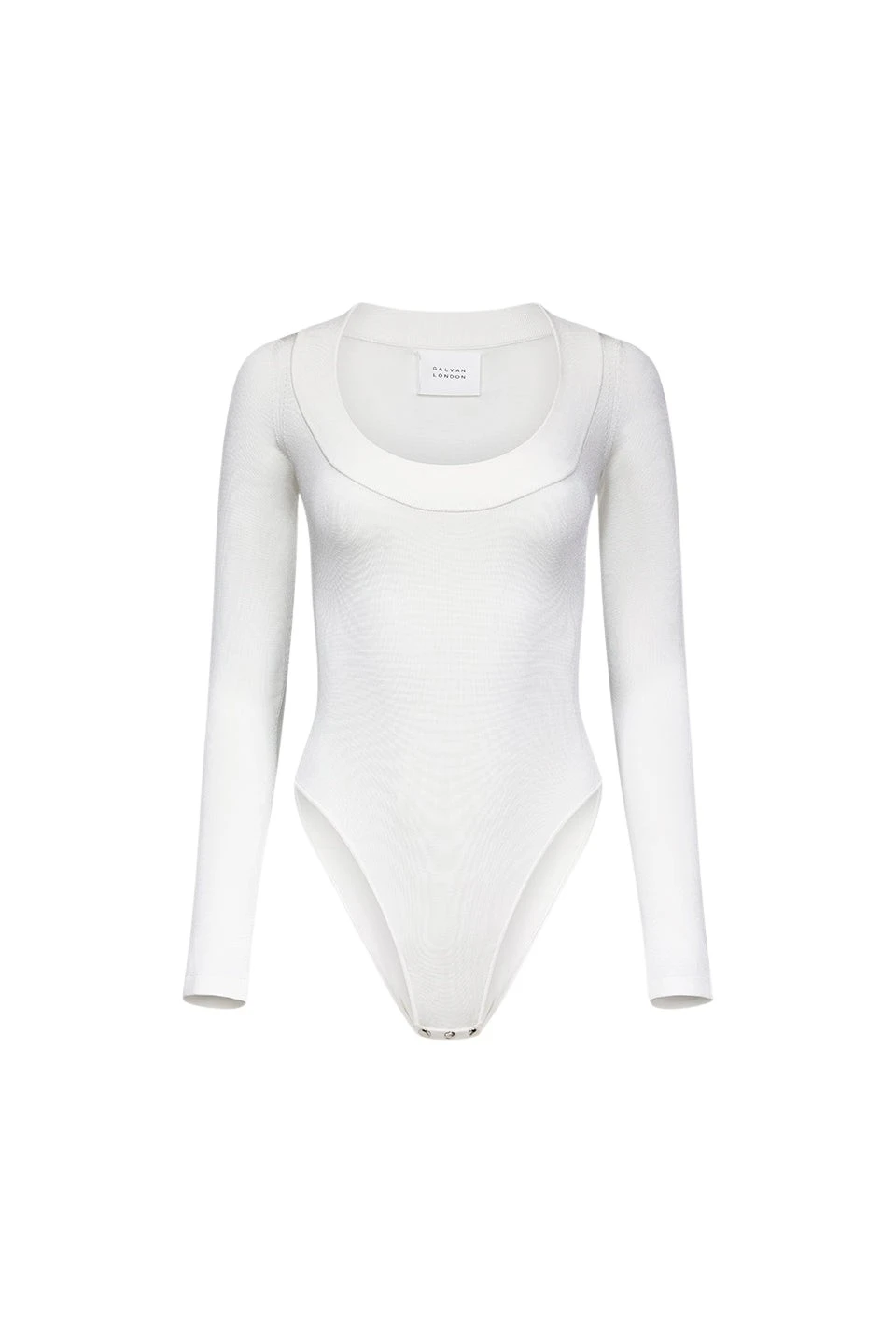 Galvan-London-Sasha-Ballet-Neck-Body-White50721_nobg Sasha Ballet Neck Body - White - Image 1