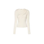 Jersey Asymmetrical Ruched Top