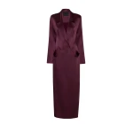 Satin Double Breasted Coat
