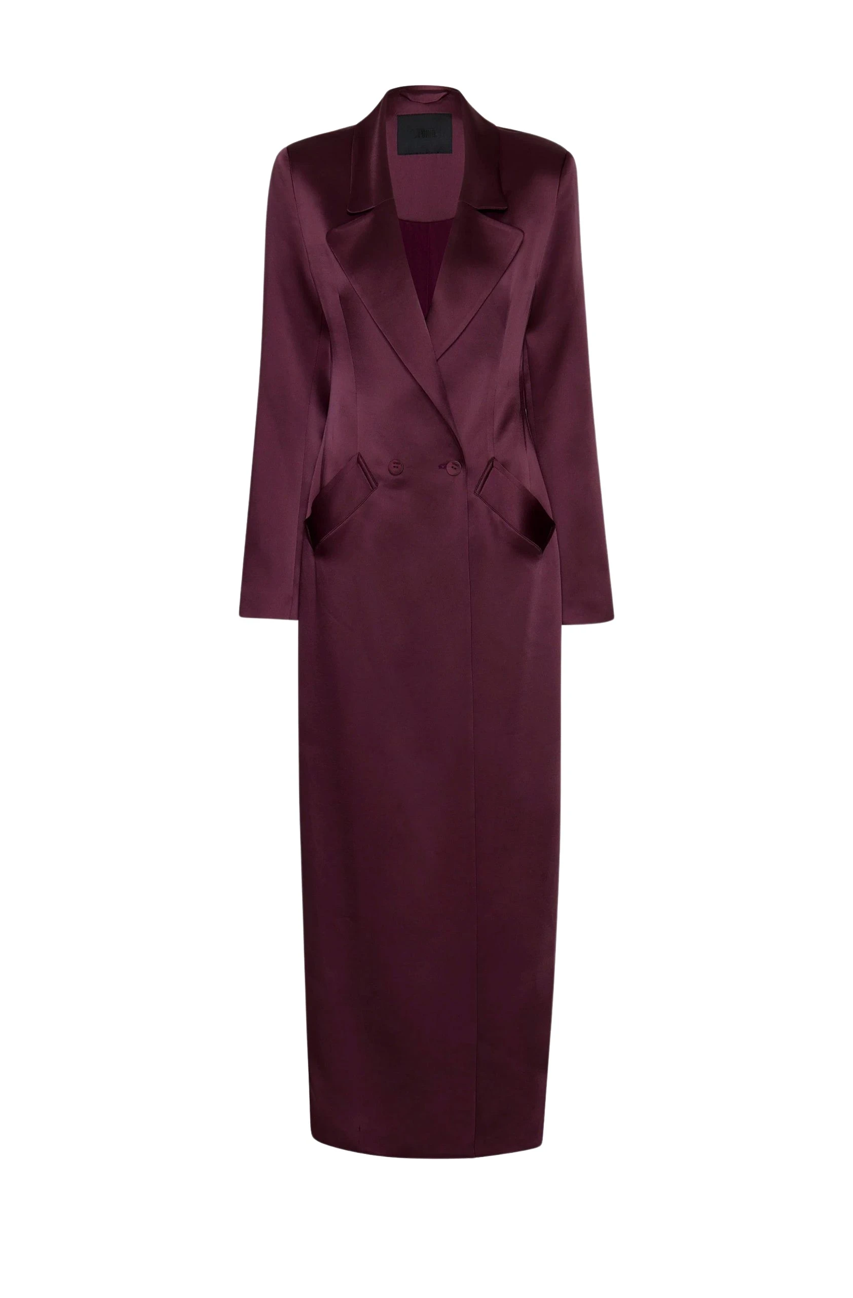 Lapointe-Satin-Double-Breasted-Coat-scaled68282_nobg Satin Double Breasted Coat - Image 1