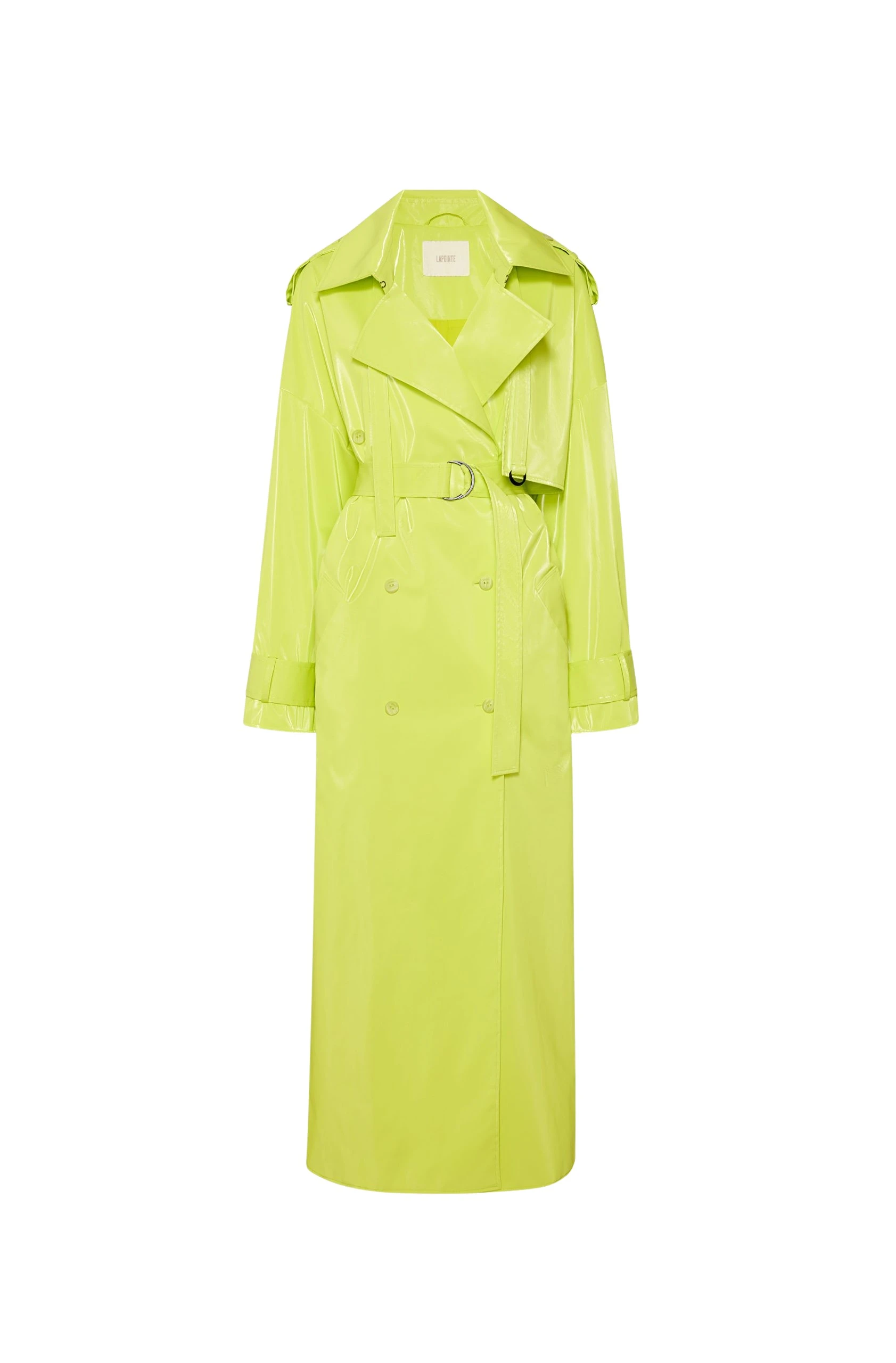 Lapointe-Vinyl-Double-Breasted-Trench-scaled58640_nobg Vinyl Double Breasted Trench - Image 1