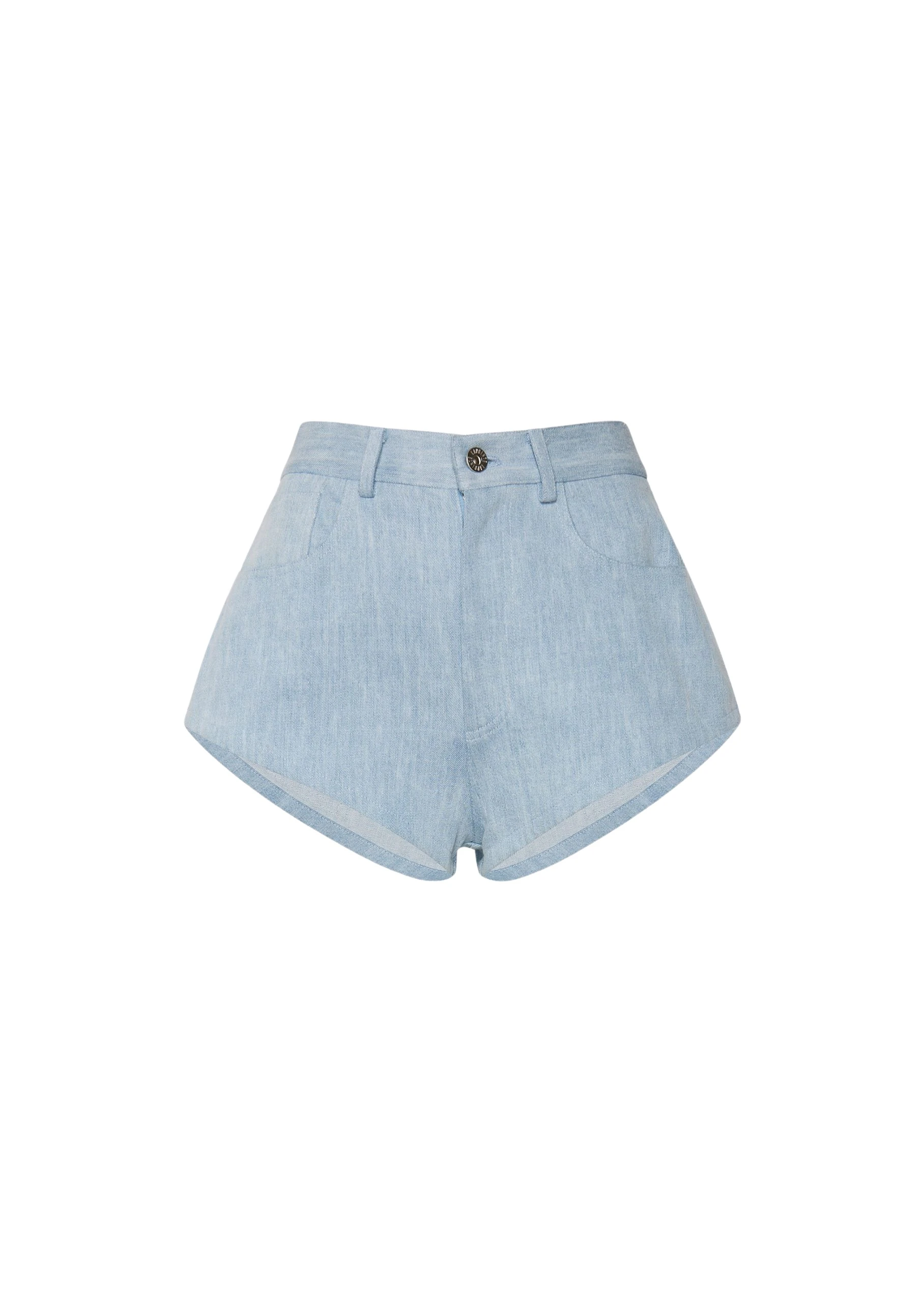 Lapointe-Washed-Denim-Mini-Short-scaled55364_nobg Washed Denim Mini Short - Image 1