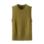 Alpaca Wool Textured Sweater Vest