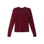 Cashmere Pouf Sleeve Sweater