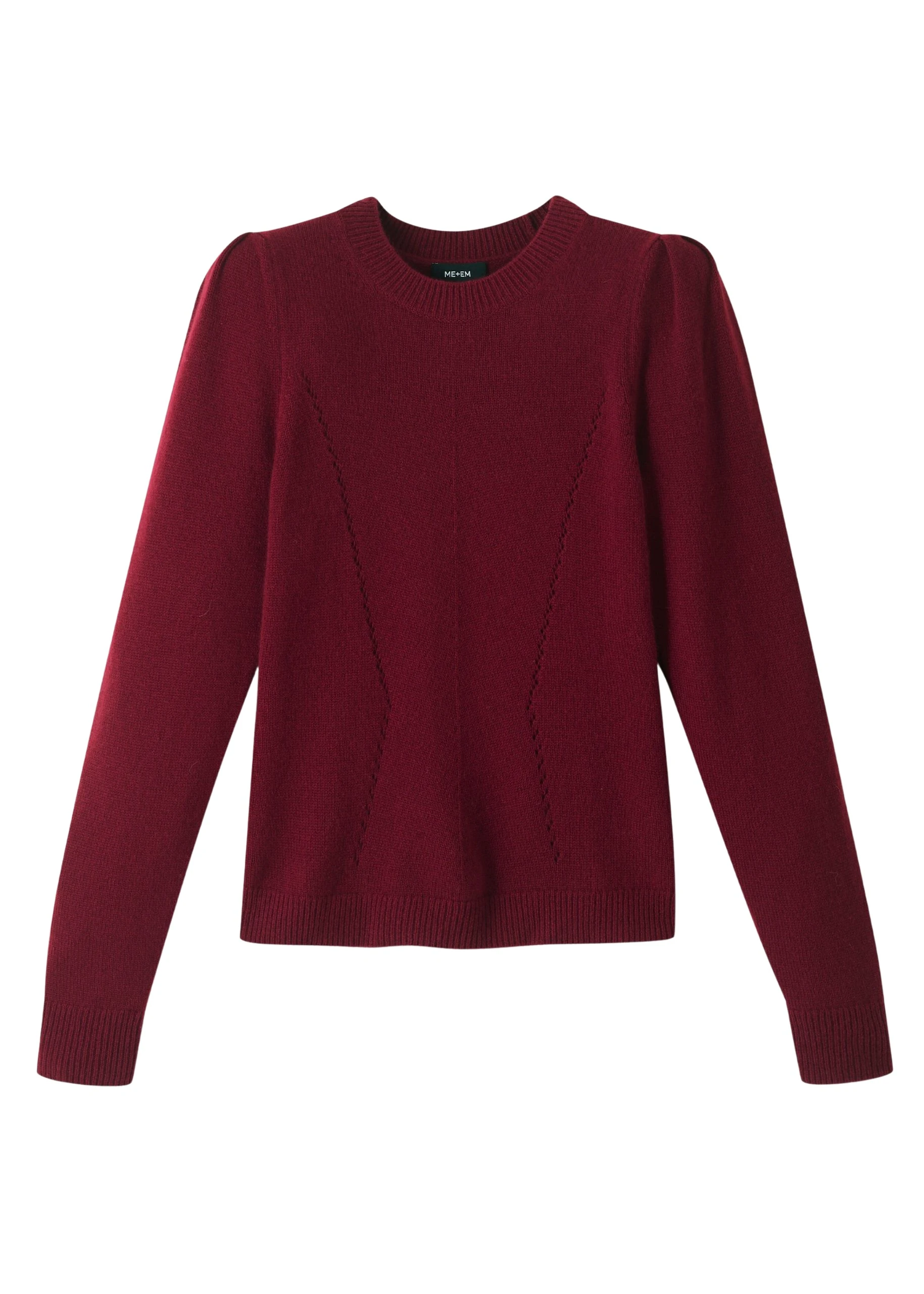 Me-and-Em-Cashmere-Pouf-Sleeve-Sweater-scaled30940_nobg Cashmere Pouf Sleeve Sweater - Image 1