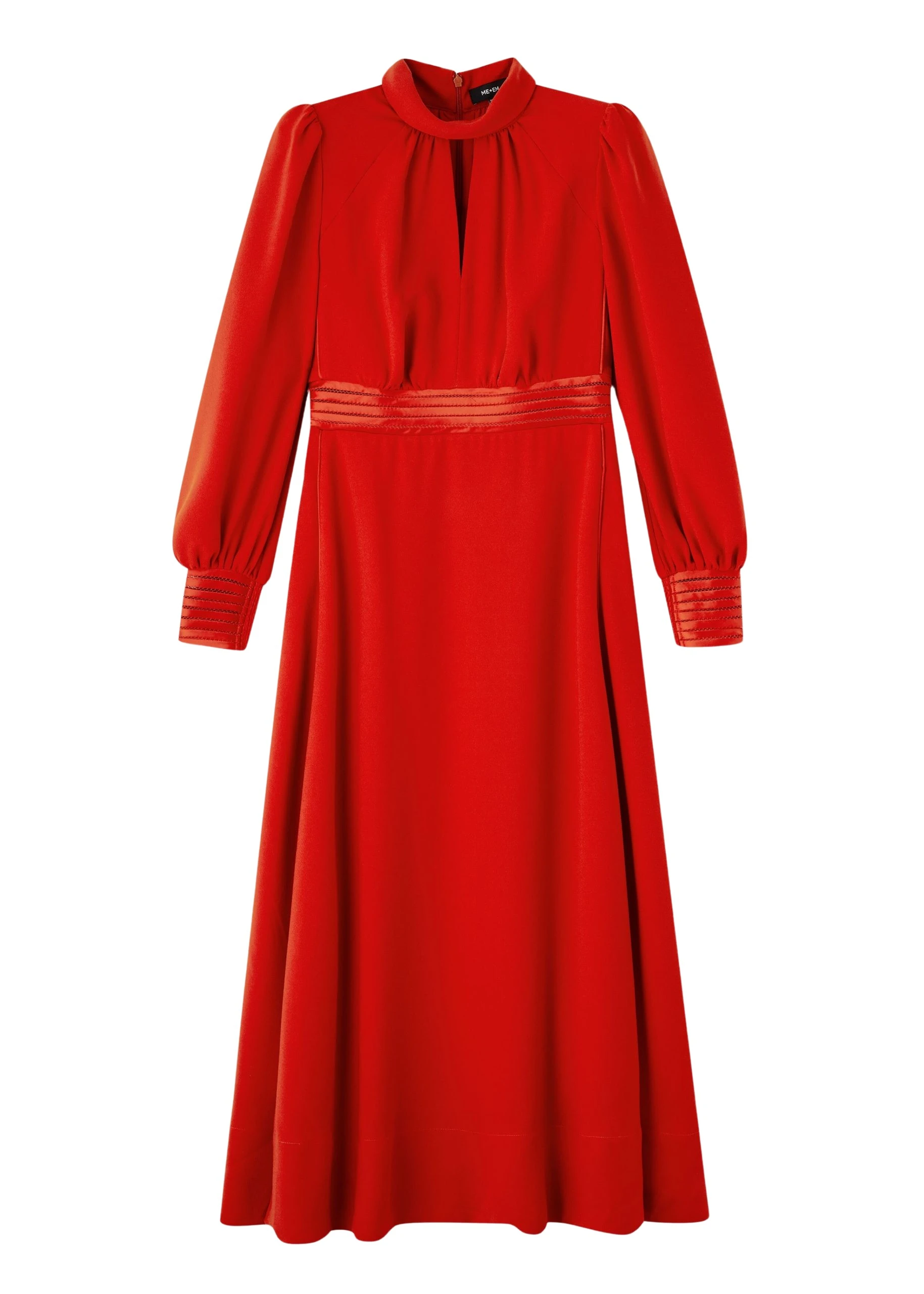 Me-and-Em-Crepe-Ladder-Trim-Maxi-Dress-scaled67217_nobg Crepe Ladder Trim Maxi Dress - Image 1