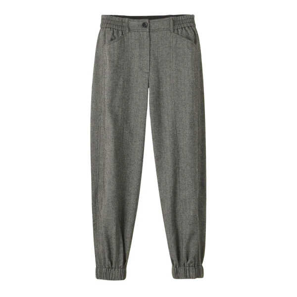 Elasticated Waist Tapered Pant