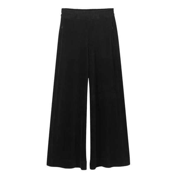 Fluid Cord Velour Palazzo Pant