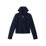 Merino Cashmere Half Zip Sweater
