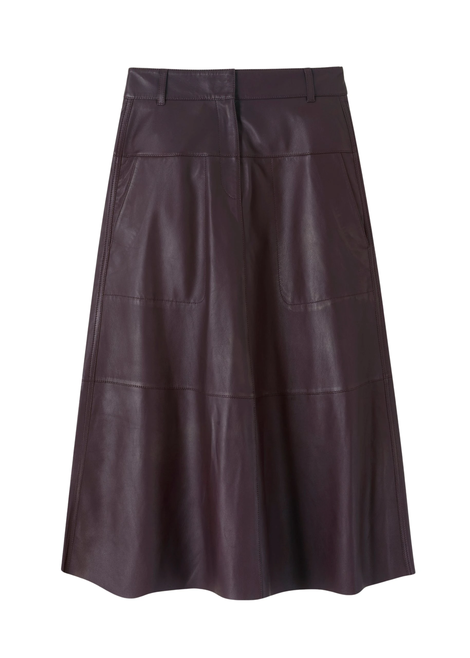 Me-and-Em-Panelled-Leather-Midi-Skirt-scaled73994_nobg Panelled Leather Midi Skirt - Image 1