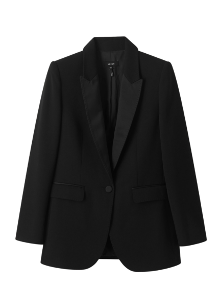 Sharp Shoulder Tux Blazer