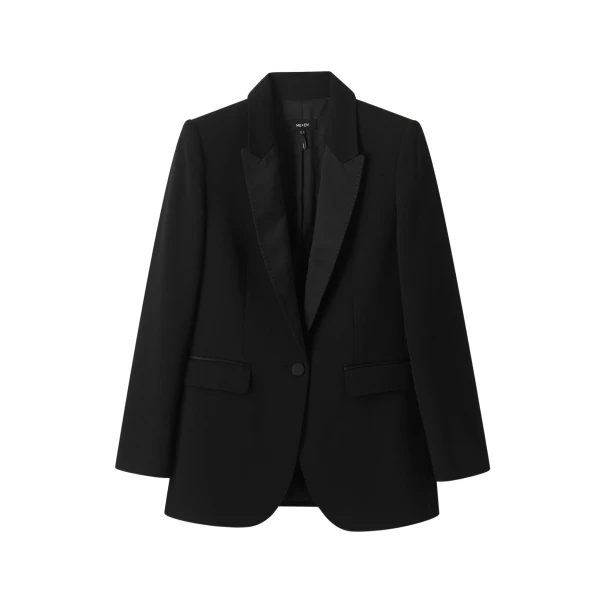 Sharp Shoulder Tux Blazer