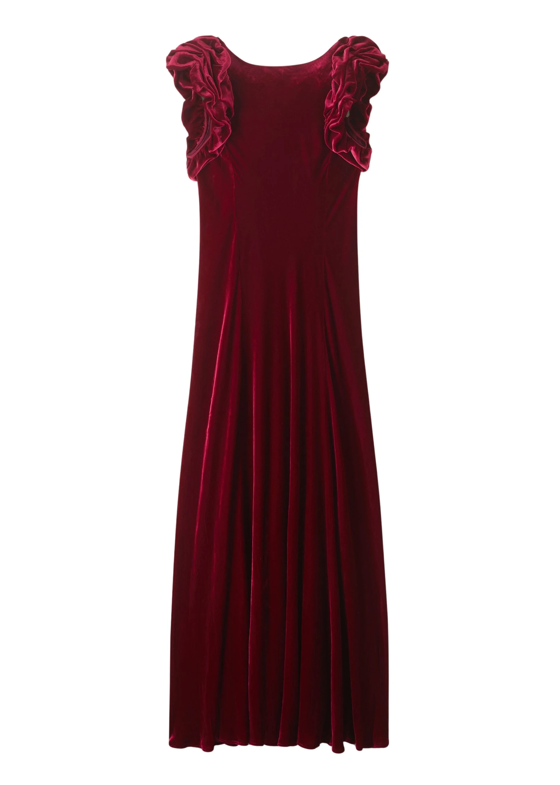 Me-and-Em-Silk-Blend-Velvet-Maxi-Dress-scaled81430_nobg Silk-Blend Velvet Maxi Dress - Image 1