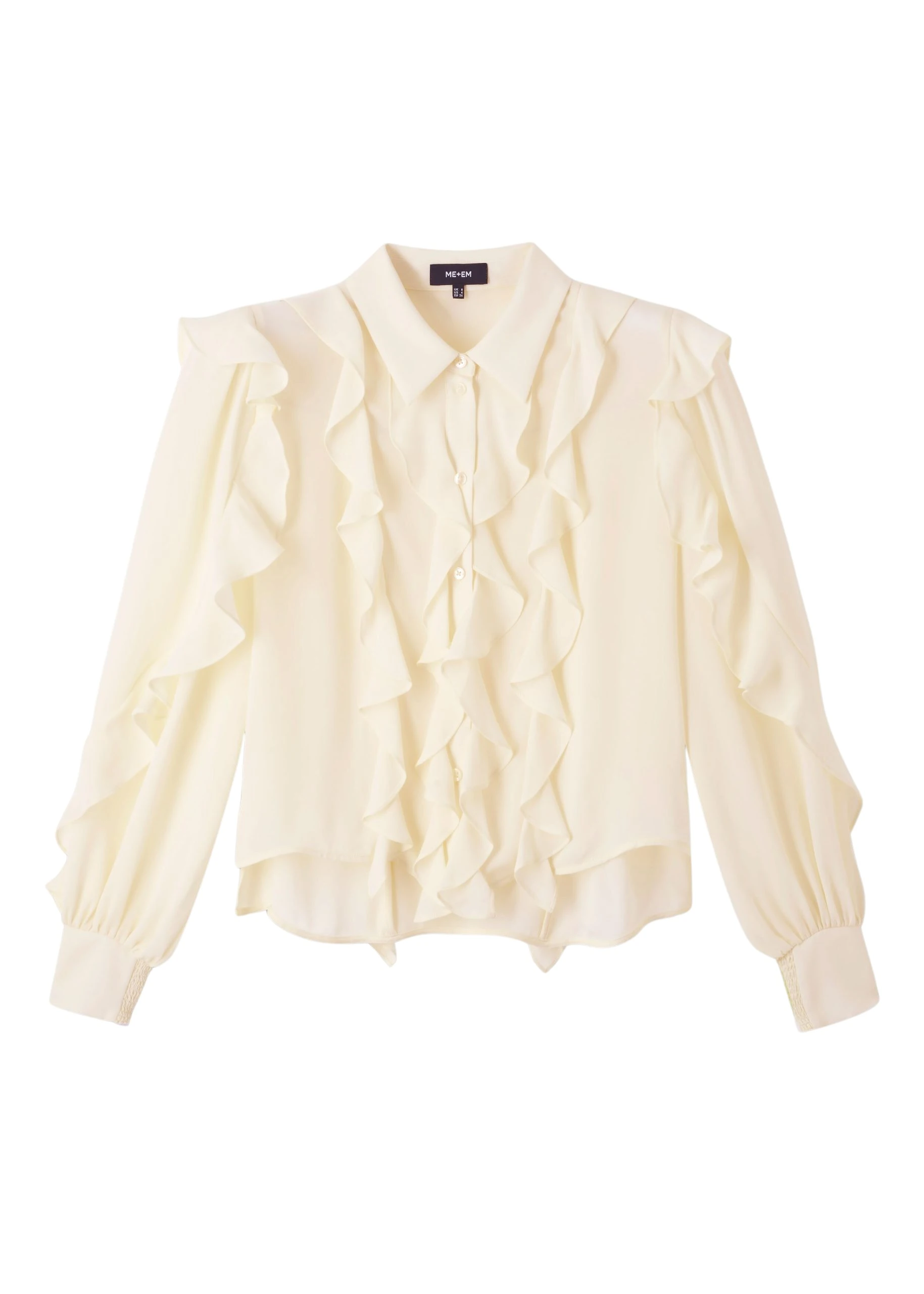 Me-and-Em-Silk-Ruffle-Crop-Blouse-scaled73291_nobg Silk Ruffle Crop Blouse - Image 1