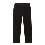 Stretch Velvet Straight Crop Jean
