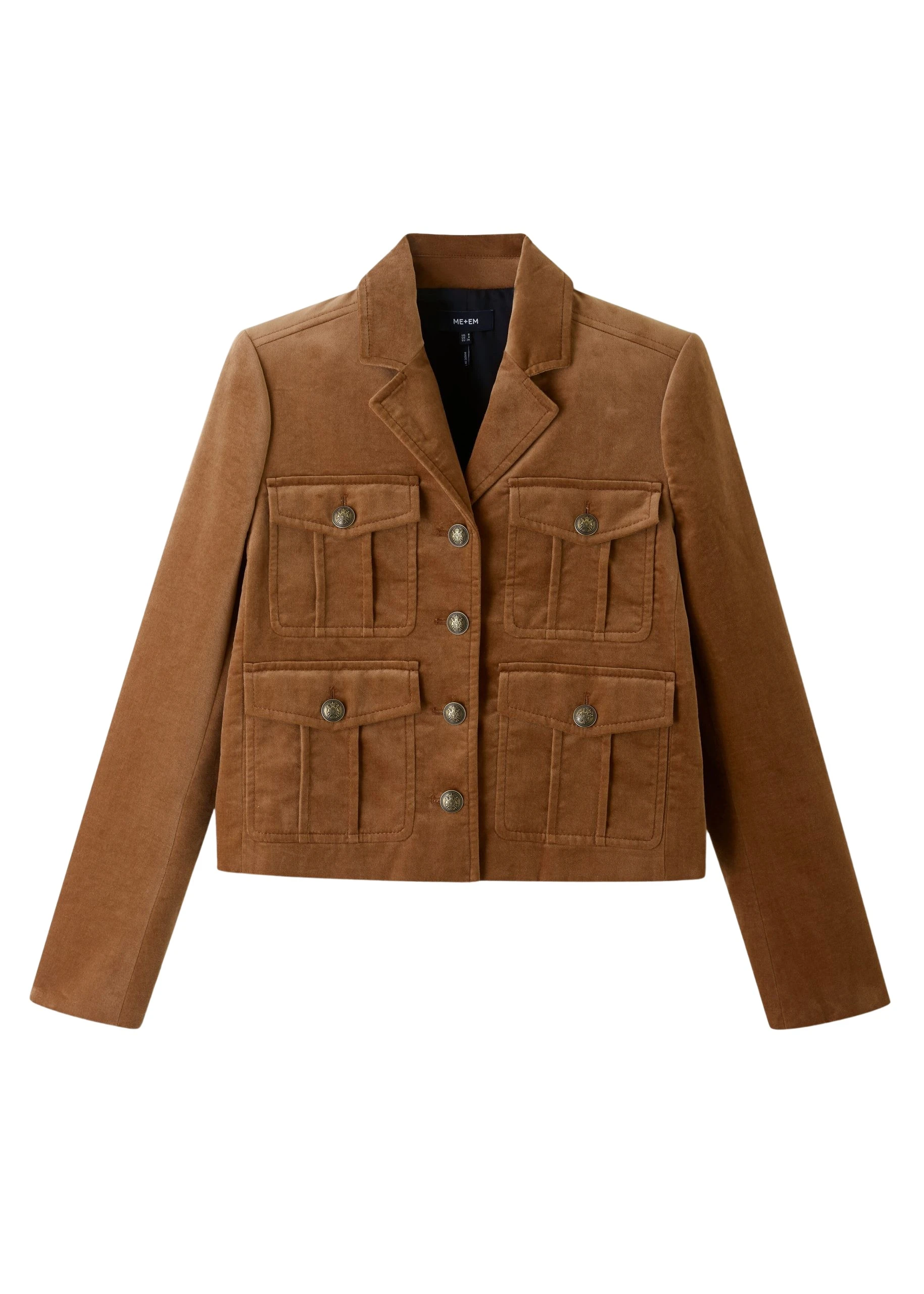 Me-and-Em-Velvet-Military-Crop-Jacket-scaled37106_nobg Velvet Military Crop Jacket - Image 1