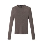 Wool Jersey Crew Neck Top