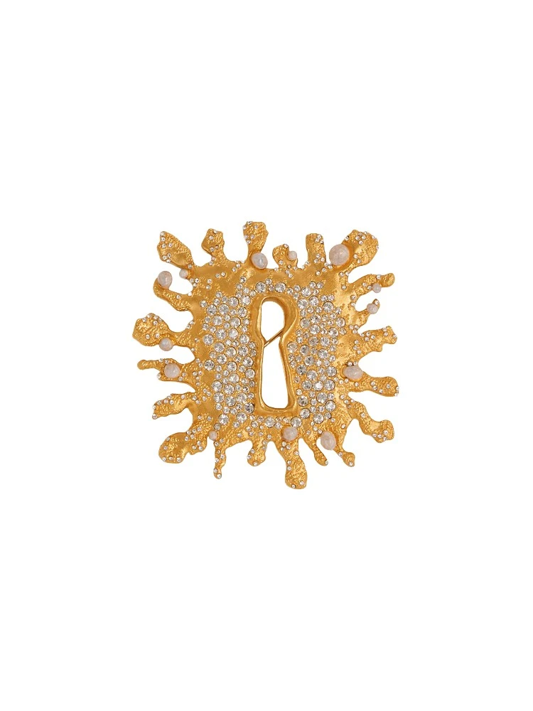 Schiaparelli-Keyhole-Clasp-Brooch62078_nobg Keyhole Clasp Brooch - Image 1