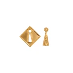 Keyhole Plate Earrings