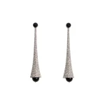 Retro-Future Rhinestone Earrings