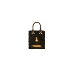 Schiaparelli Mini Anatomy Jewelry Bag in Black