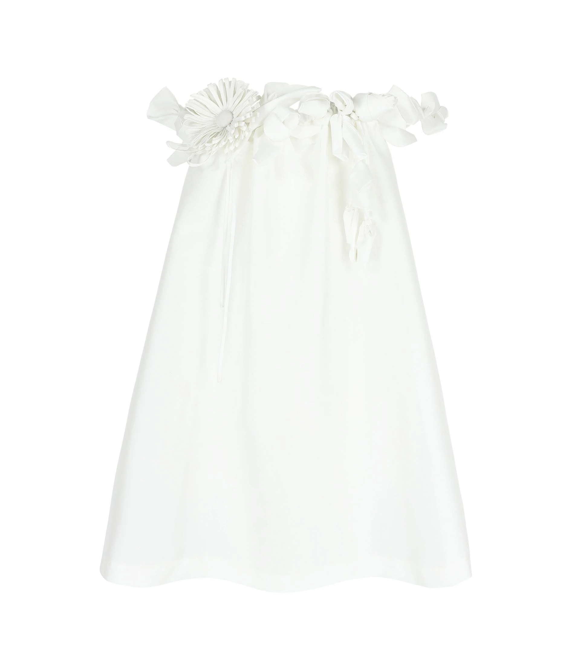 Bernadette Dress Tan 3D Bouquet Bernadette Dress Tan 3D Bouquet