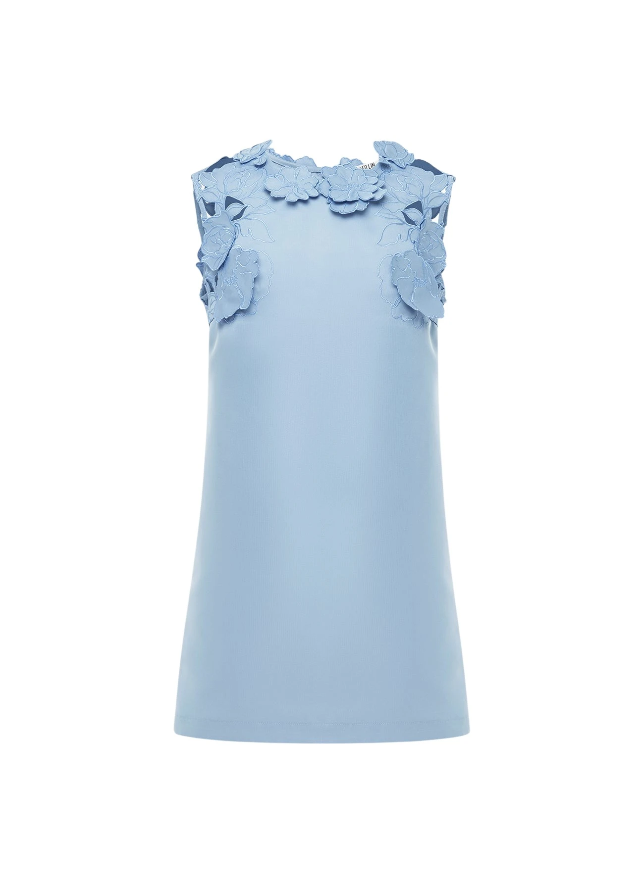 Leo-Lin-Blair-Applique-Mini-Dress-Powder-Blue47010_nobg Blair Appliqué Mini Dress - Powder Blue - Image 1