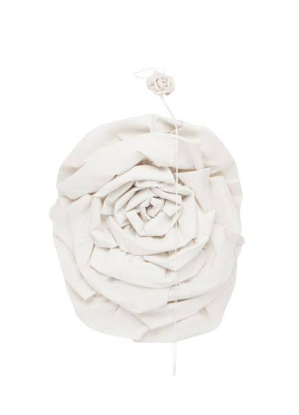 Bloom Rose Mini Dress - Vanilla