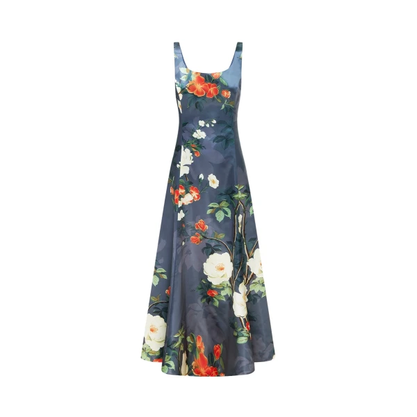 Charlotte Maxi Dress - Pear Blossom Print