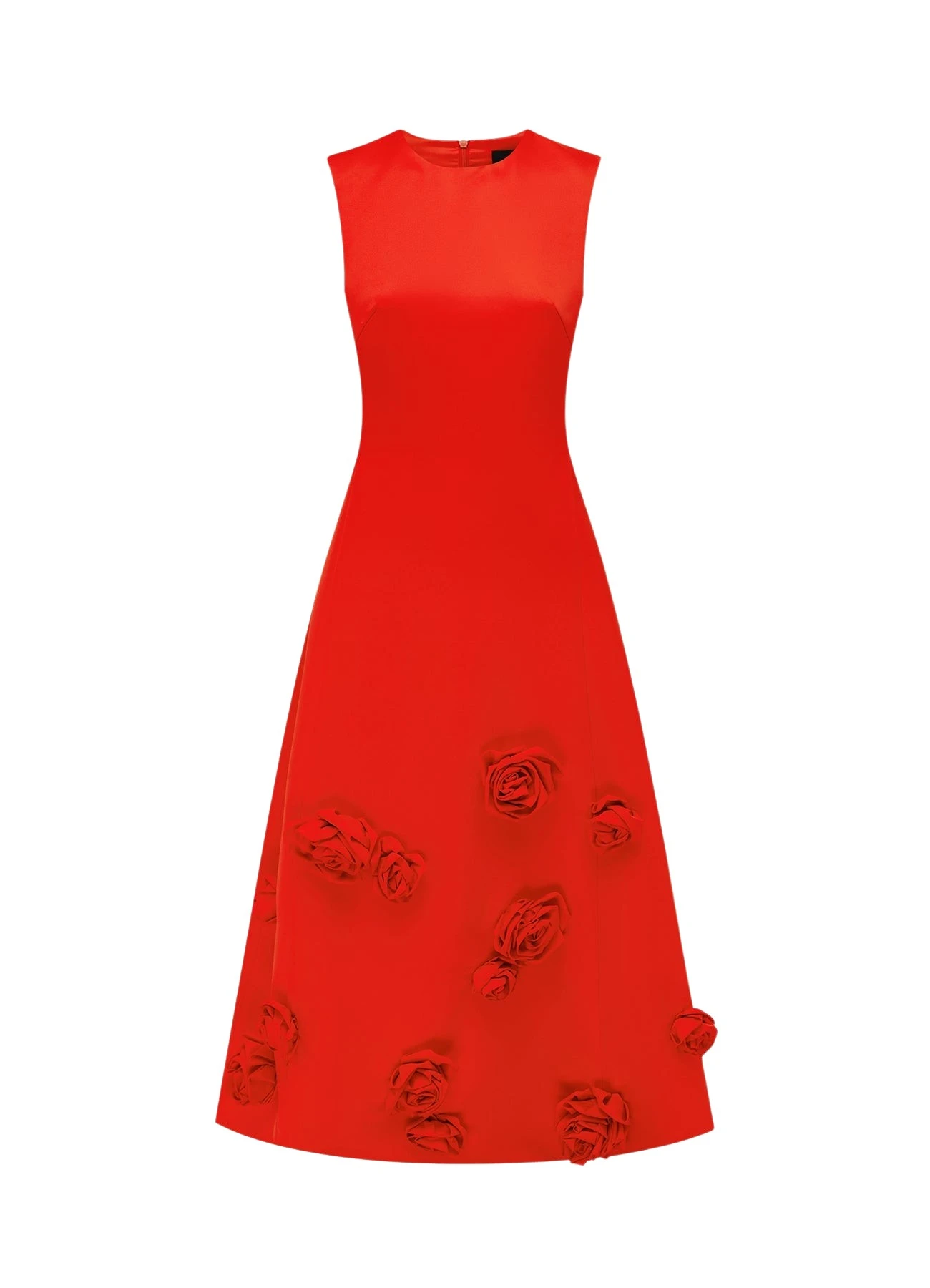 Leo-Lin-Cleo-Sleeveless-Midi-Dress-Scarlet39060_nobg Cleo Sleeveless Midi Dress - Scarlet - Image 1