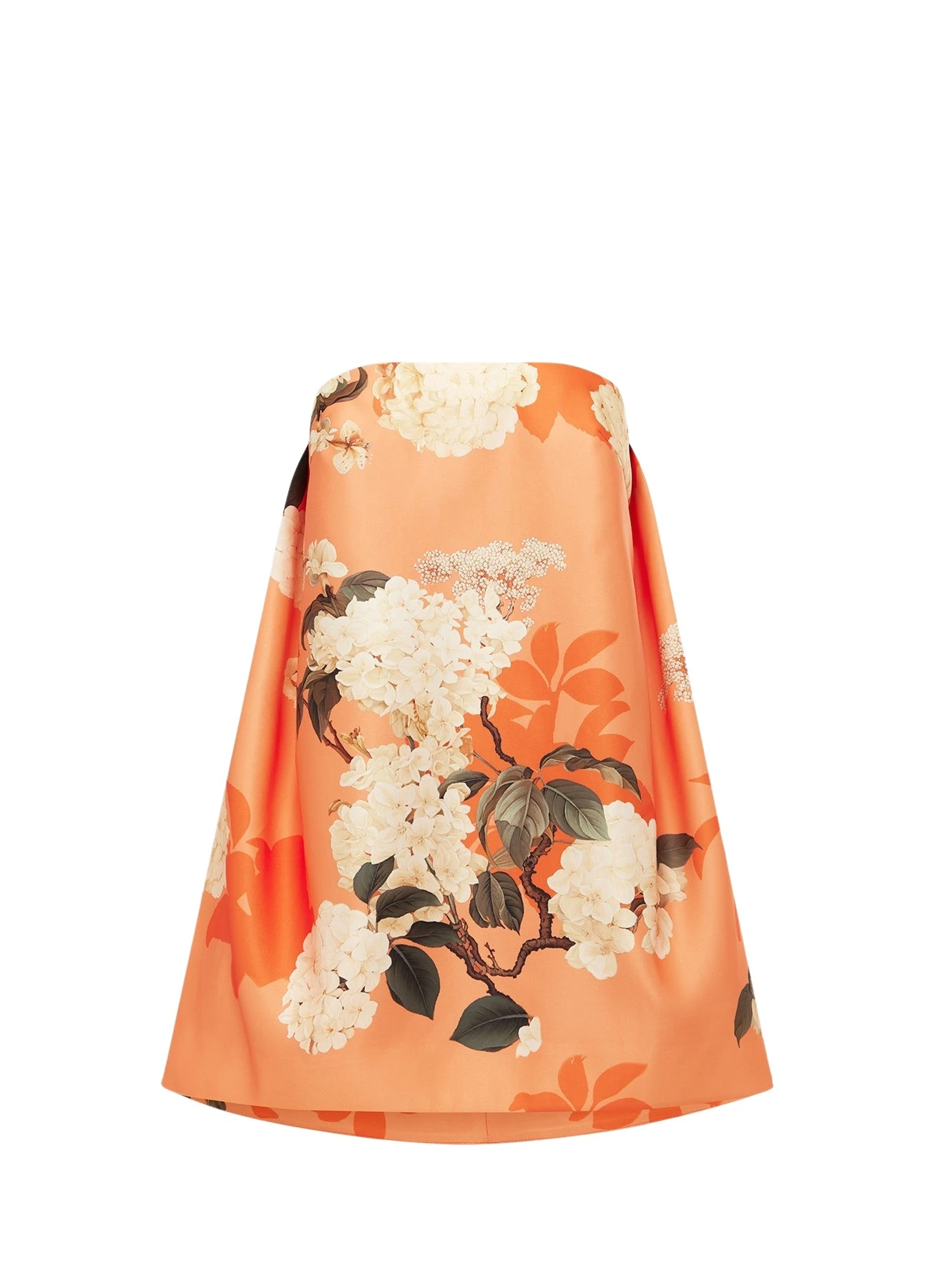 Leo-Lin-Fay-Mini-Dress-Hydrangea-Print-in-Tangerine77085_nobg Fay Mini Dress - Hydrangea Print in Tangerine - Image 1