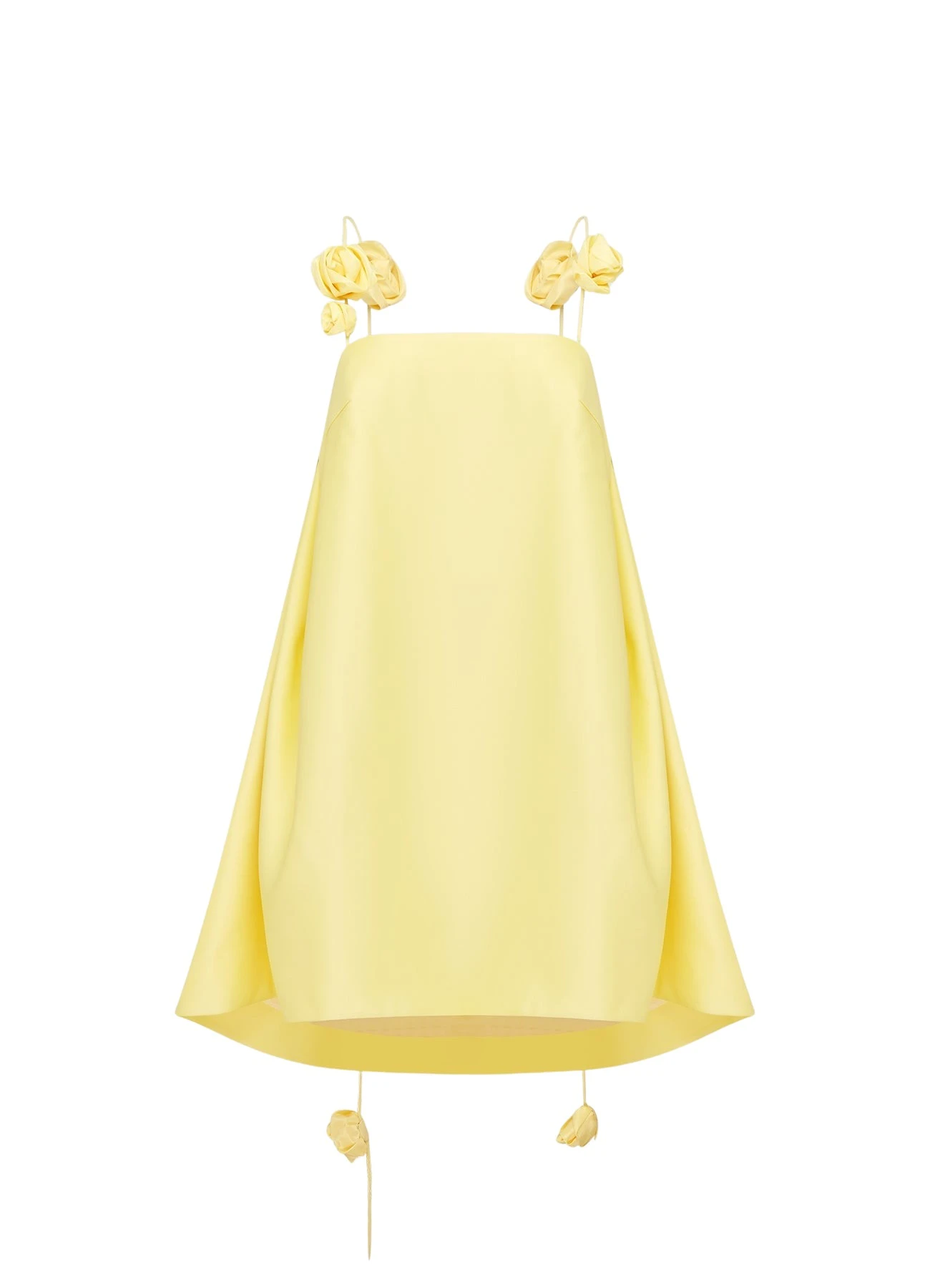 Leo-Lin-Fiona-Rose-Mini-Dress-Sorbet-Yellow38101_nobg Fiona Rose Mini Dress - Sorbet Yellow - Image 1