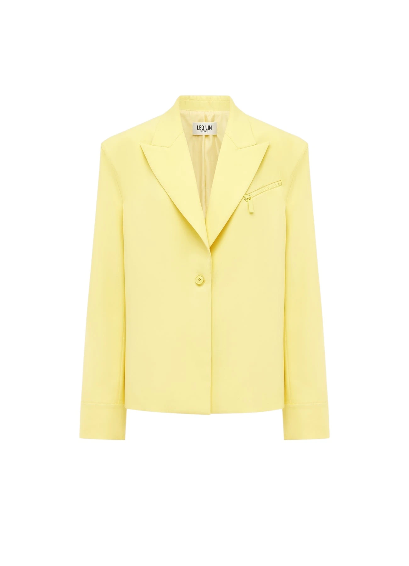 Leo-Lin-Jovanna-Blazer-Sorbet-Yellow99517_nobg Jovanna Blazer - Sorbet Yellow - Image 1