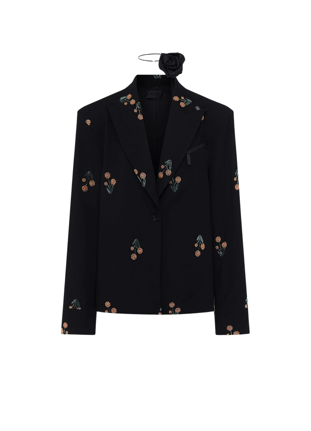 Leo-Lin-Jovanna-Embellished-Blazer-Wildflower-Beading24029_nobg Jovanna Embellished Blazer - Wildflower Beading - Image 1