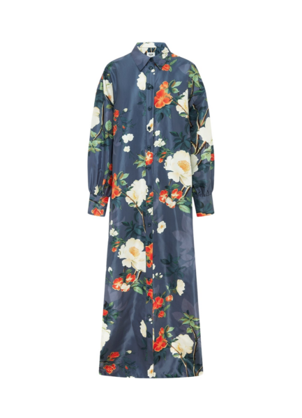 Madeline Coat Dress - Pear Blossom Print