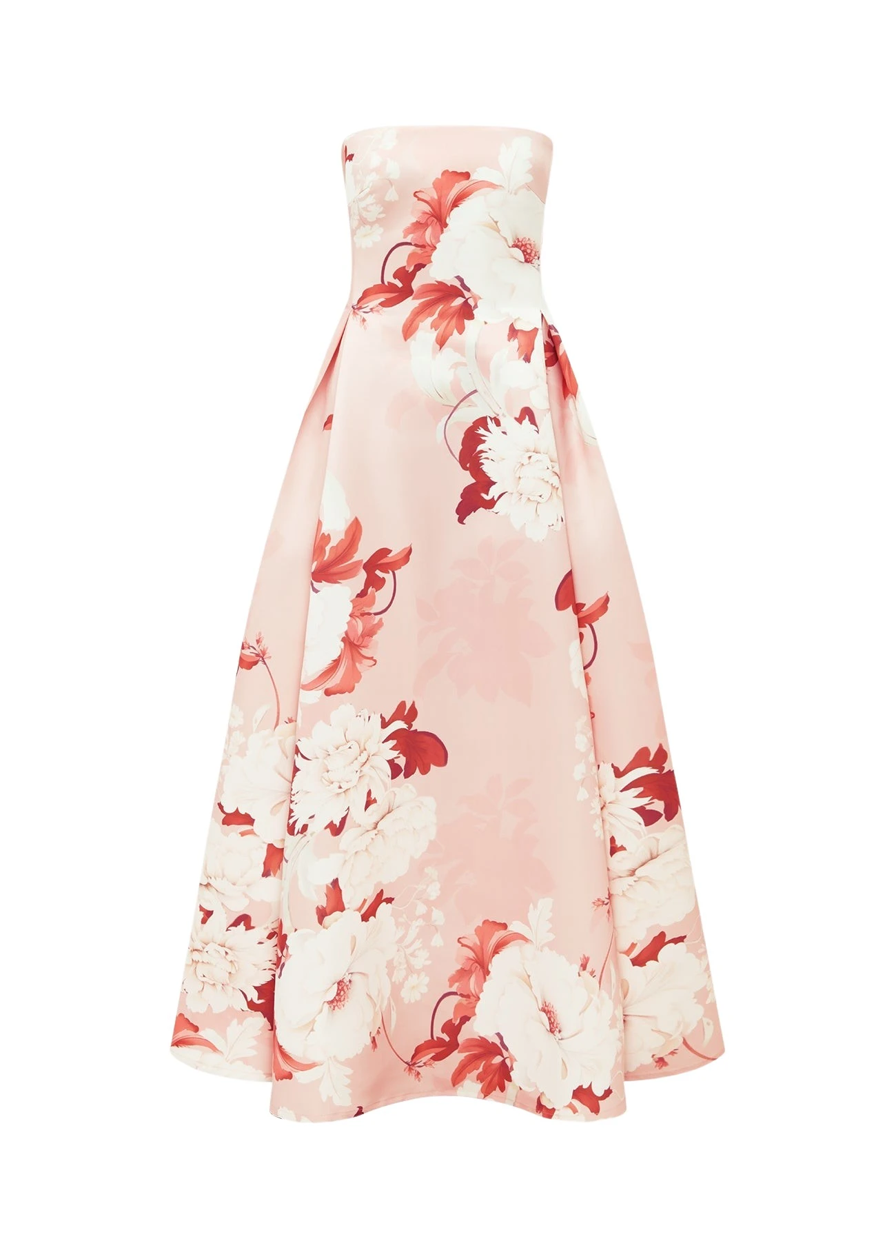 Leo-Lin-Nora-Bustier-Maxi-Dress-Peony-Print13186_nobg Nora Bustier Maxi Dress - Peony Print - Image 1