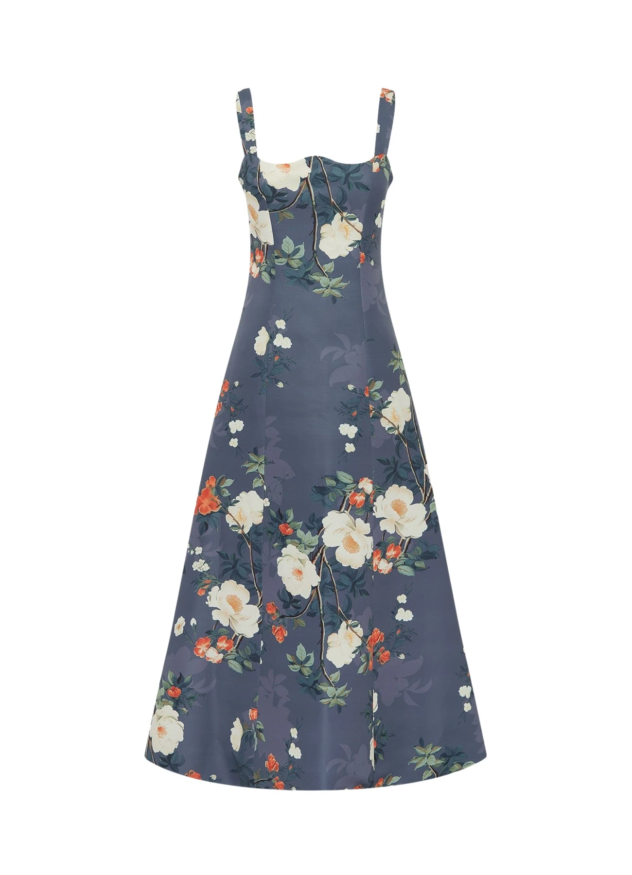 Leo-Lin-Odette-Midi-Dress-Pear-Blossom-Print87120_nobg Odette Midi Dress - Pear Blossom Print - Image 1