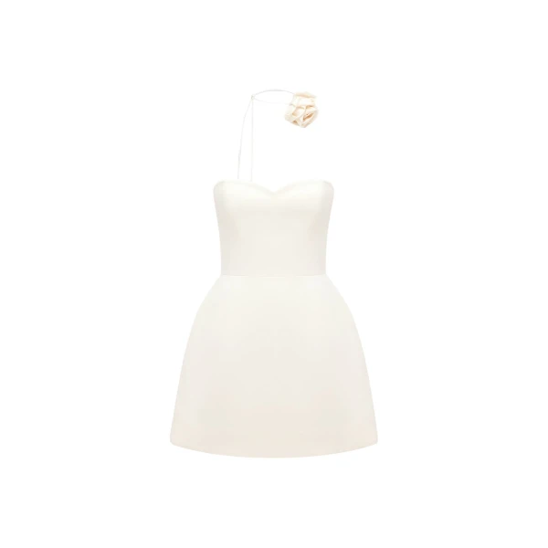 Rosalie Bustier Mini Dress - Vanilla