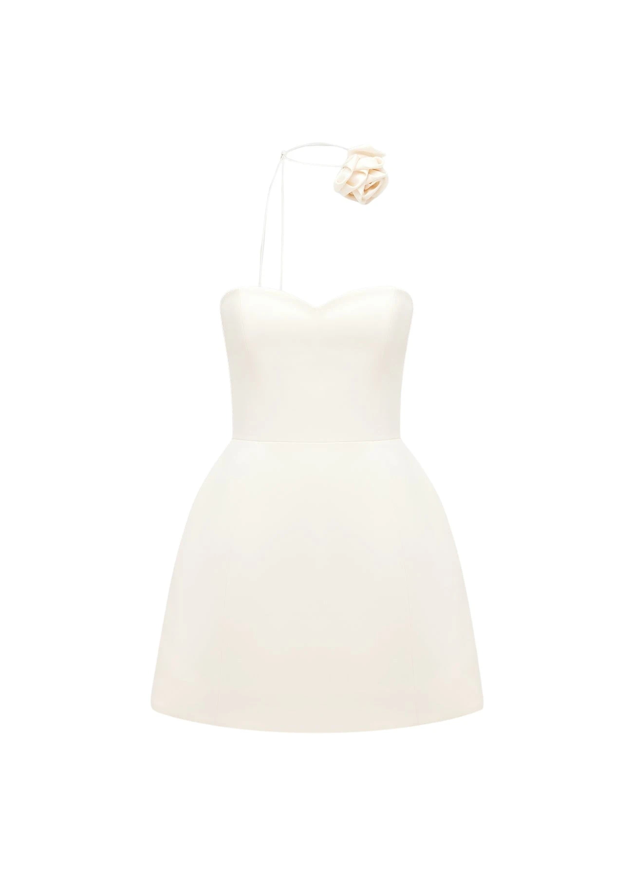 Leo-Lin-Rosalie-Bustier-Mini-Dress-Vanilla81935_nobg Rosalie Bustier Mini Dress - Vanilla - Image 1