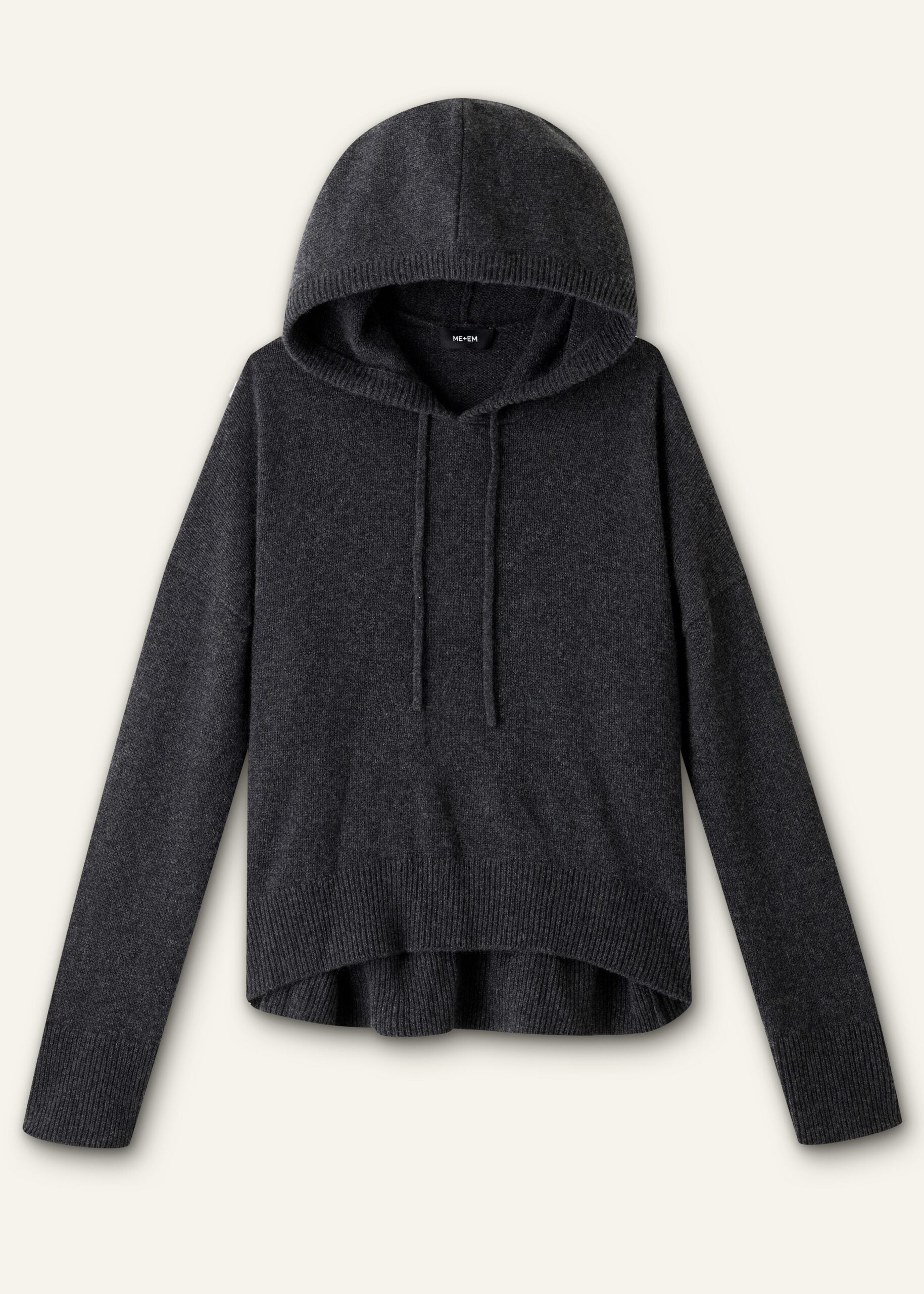 Me and Em Luxe Cashmere Curved Hem Hoody Me and Em dress