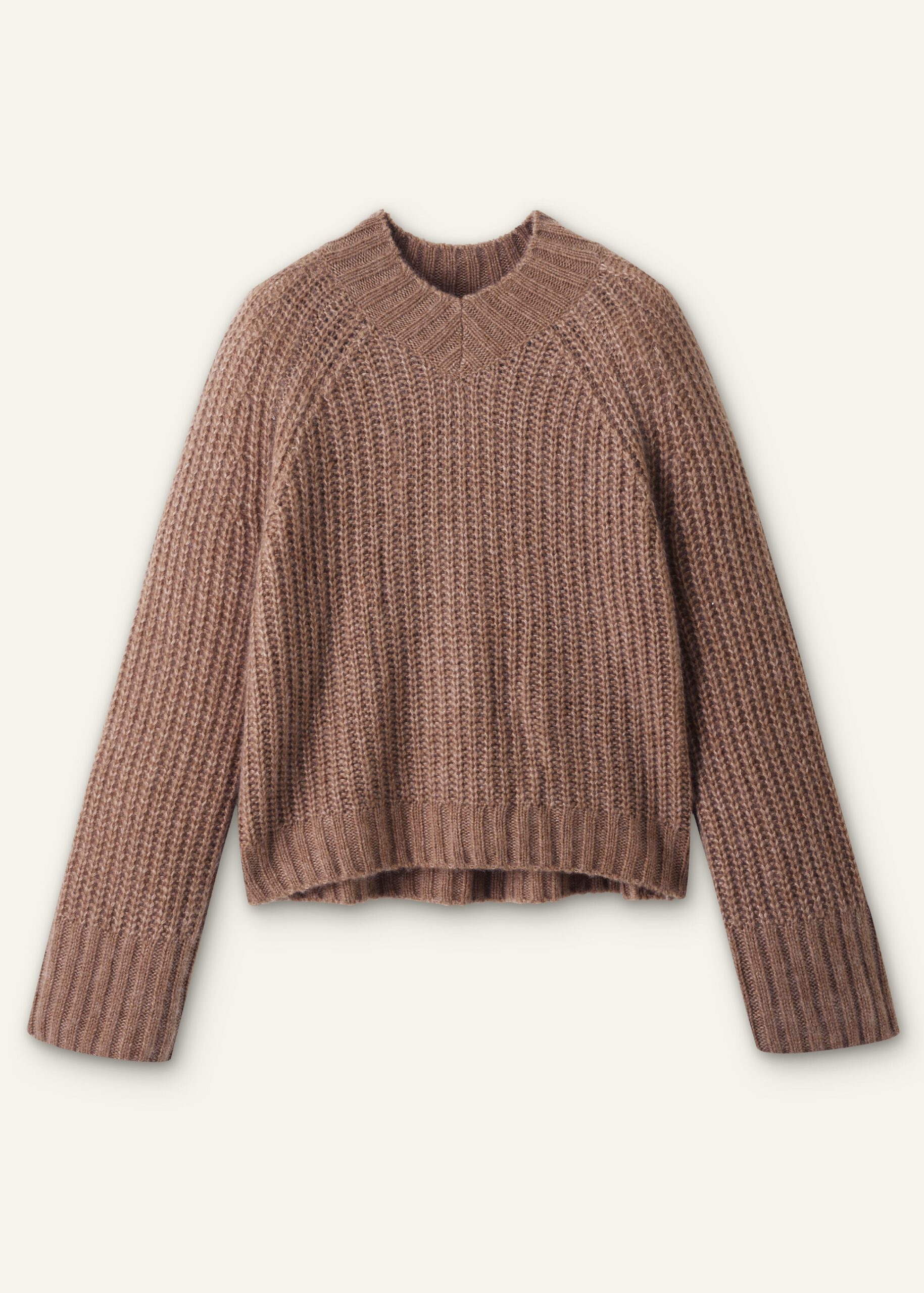 Me and Em Merino Cashmere Silk Rib Crop Sweater Me and Em dress