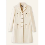 Me and Em Wool-Blend Military A-Line Coat Me and Em dress